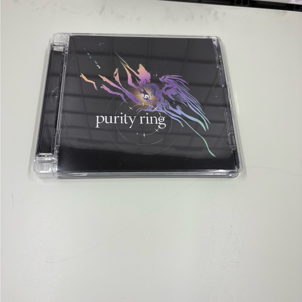Purity Ring CD Jewel Case - Black with Iridescent Artwork